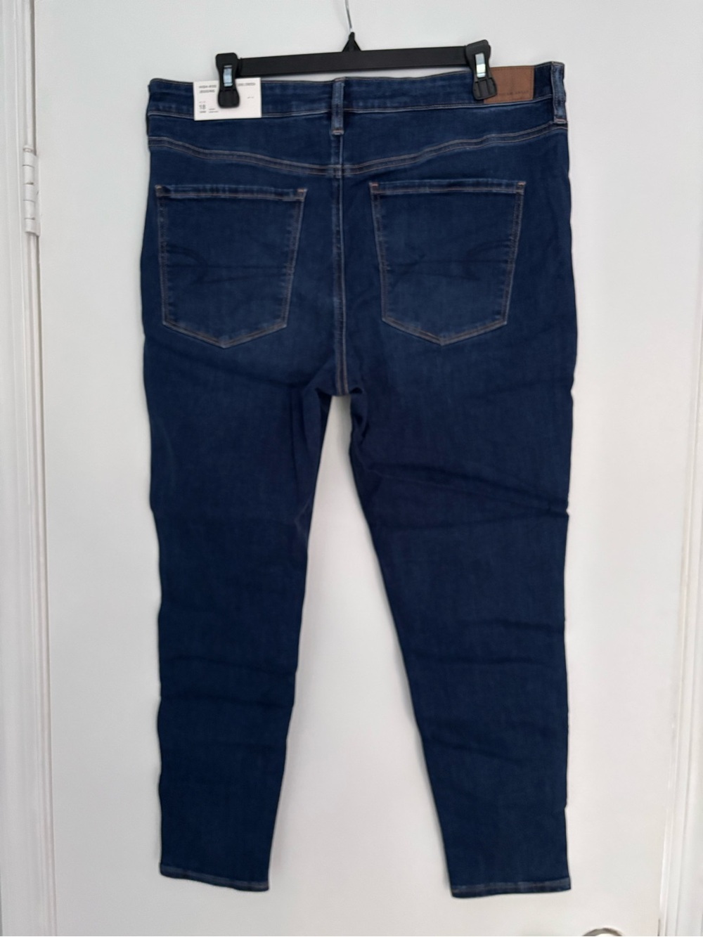 American Eagle Hi-Rise Jegging Dark Blue Jeans - Picture 2 of 4